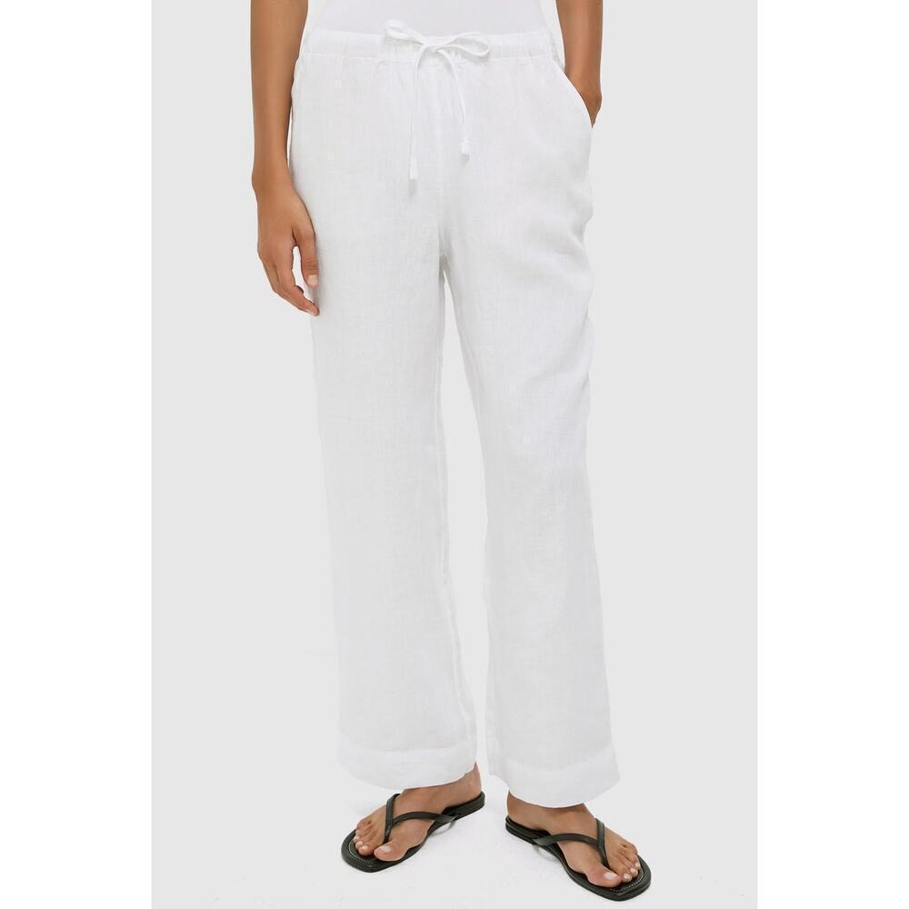 VINEYARD VINES White Cap Linen Pants Size M NWT Retail $138 Tuckernuck